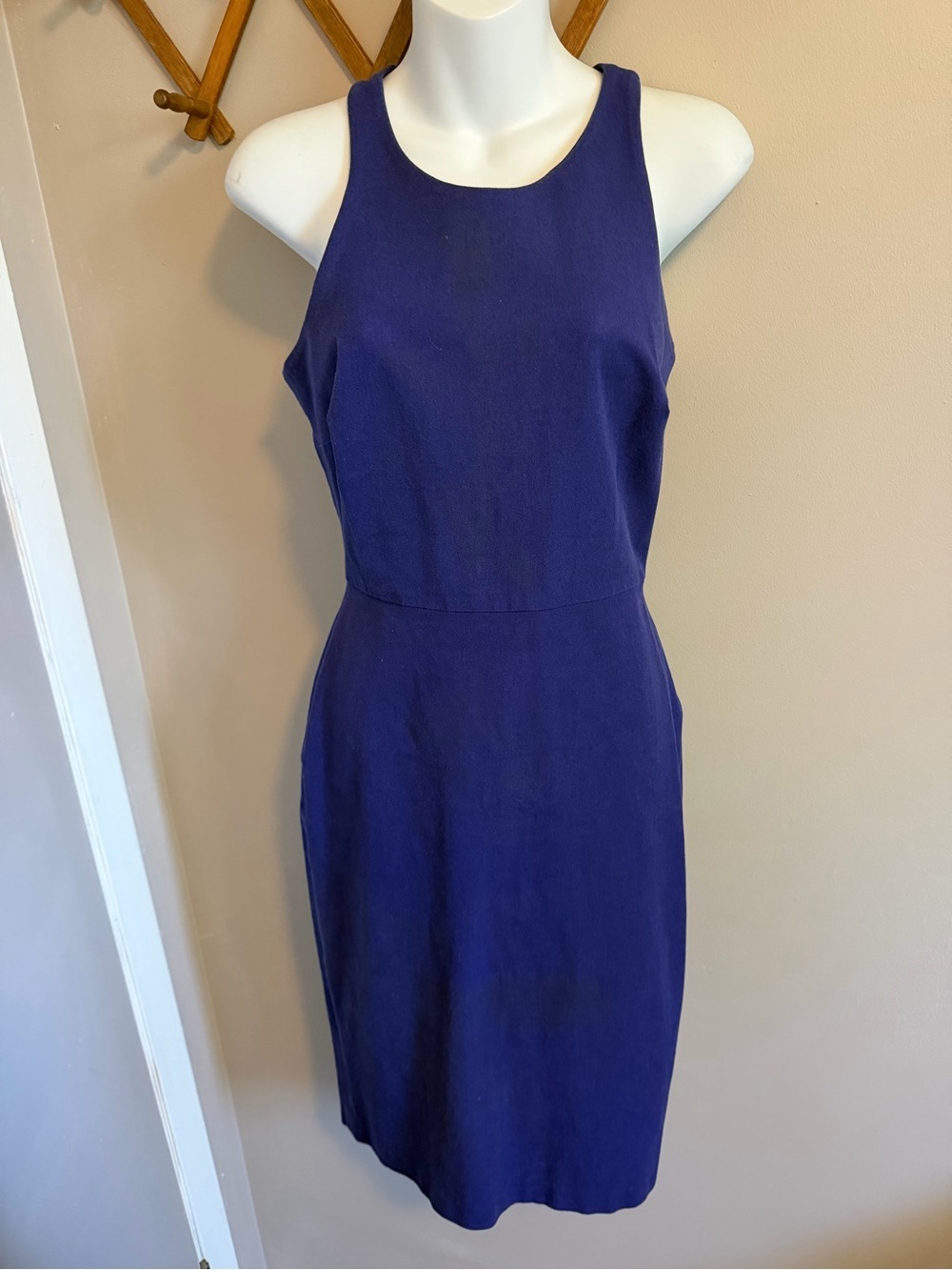 Banana Republic Purple Racerback Sheath Dress Size 6
